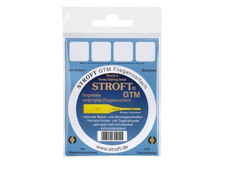 STROFT GTM tapered leaders - 12ft for fly fishing