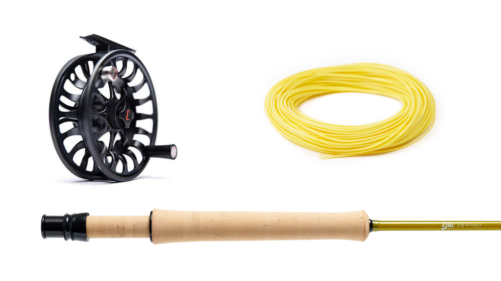 3wt 370 FastGlass Fly Rod & Backcountry Reel Combo