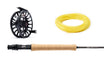 4 weight graphite fly rod and reel combo