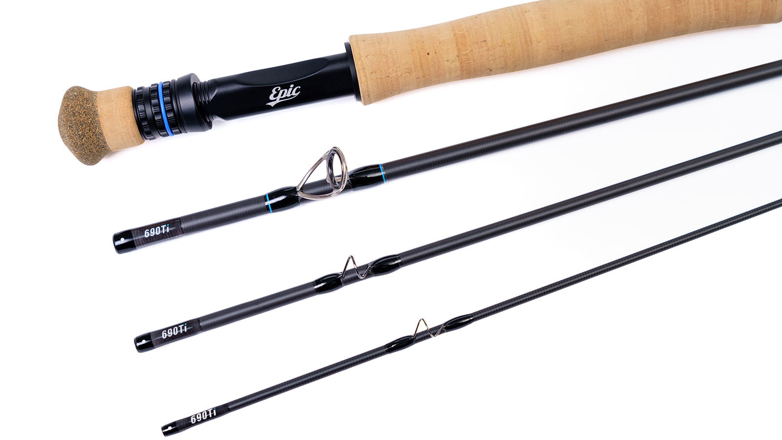 Titanium core fly fishing rod