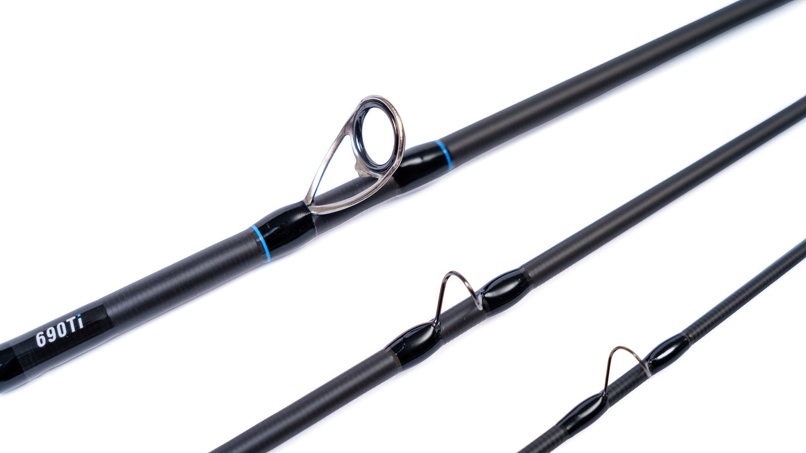 Titanium stripping guide fly fishing rod