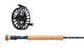 Light weight fly fishing rod and reel combo