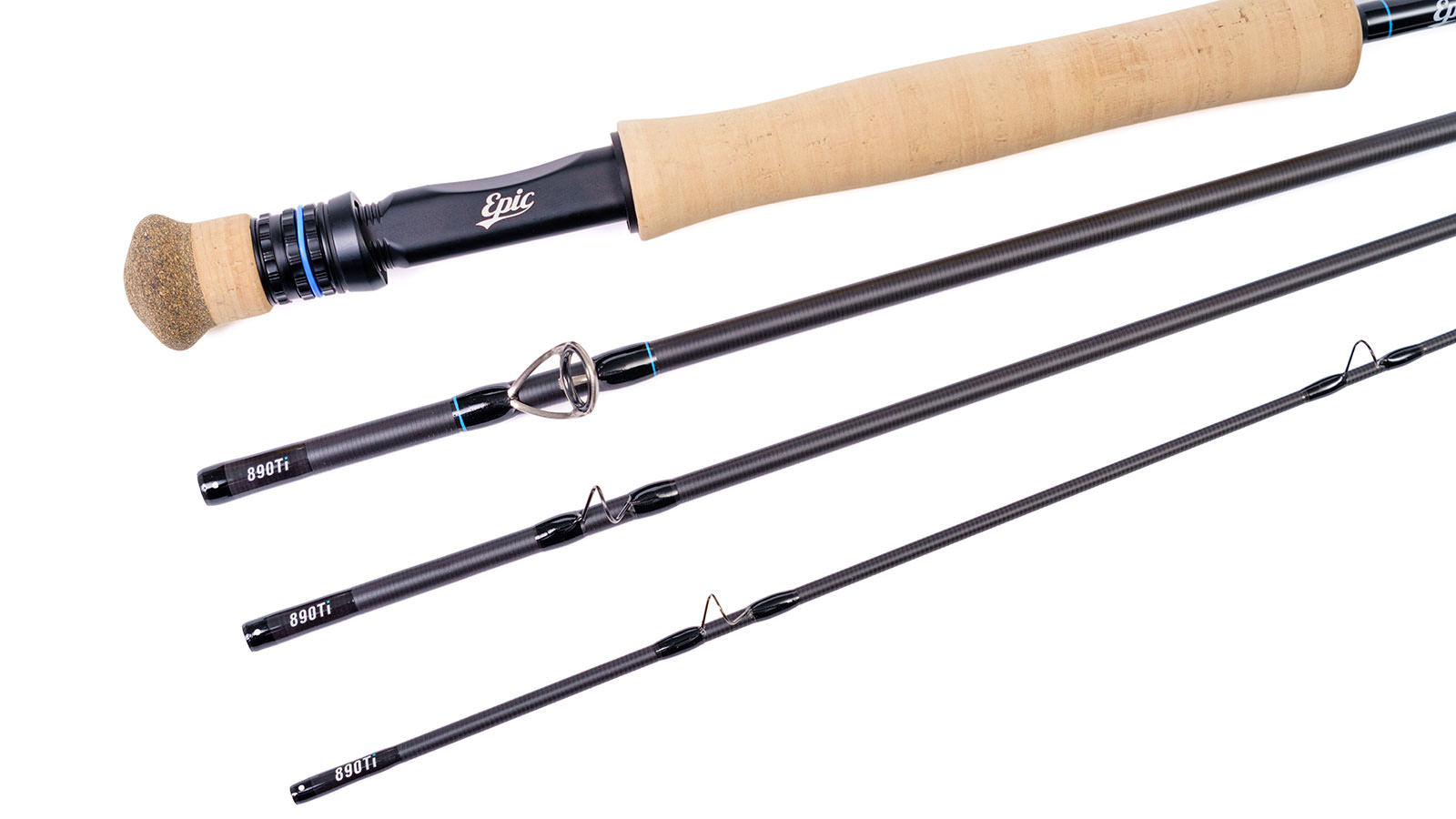 Fly Rod with titanium tripping guide