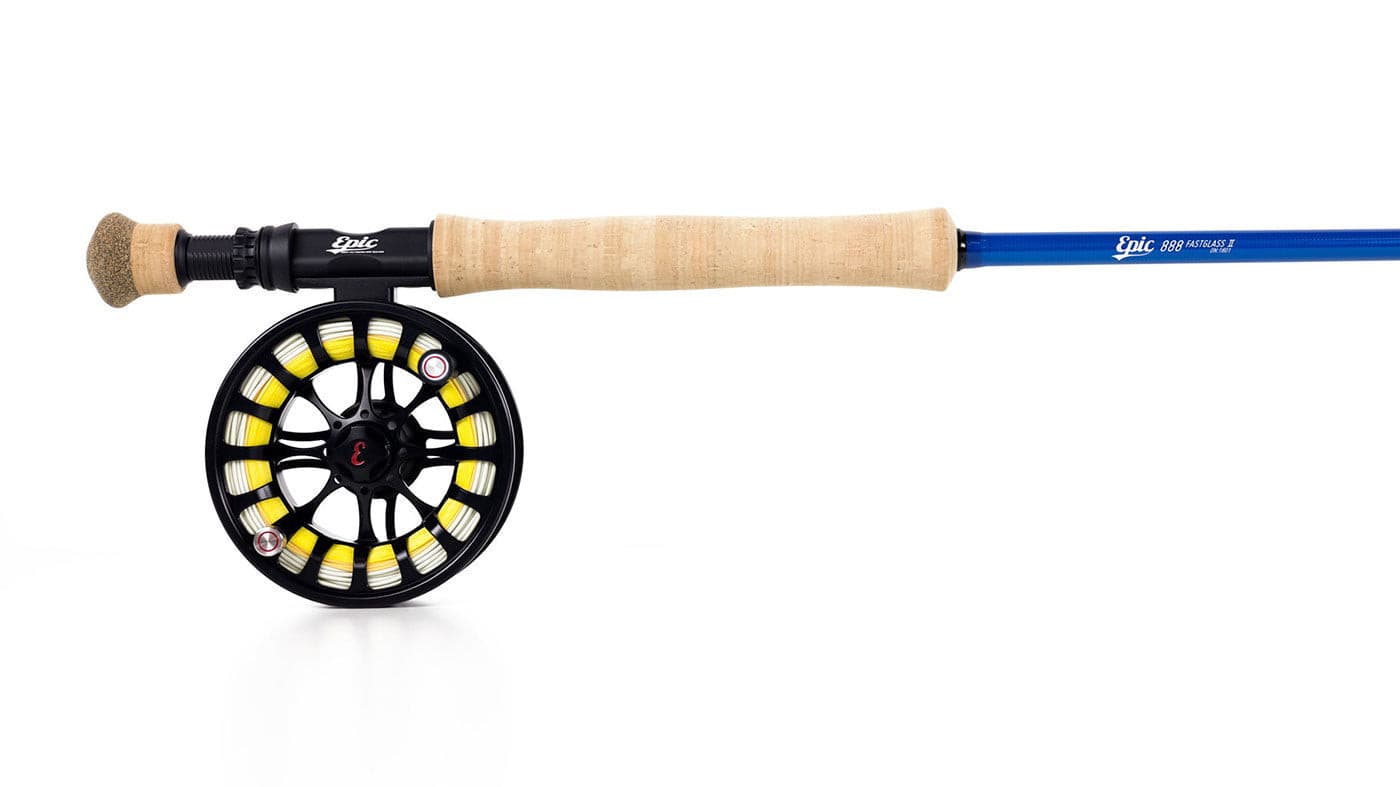 888 8 weight fly rod and reel combo