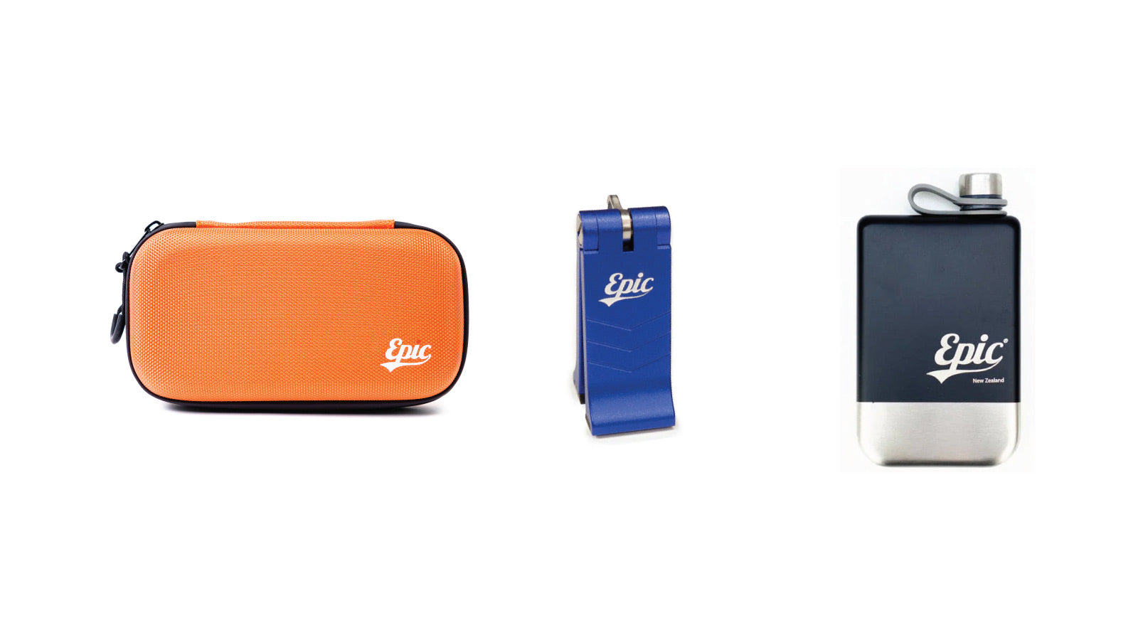 Backcountry Nippers + Backcountry Fly Box + Good Libations Hip Flask