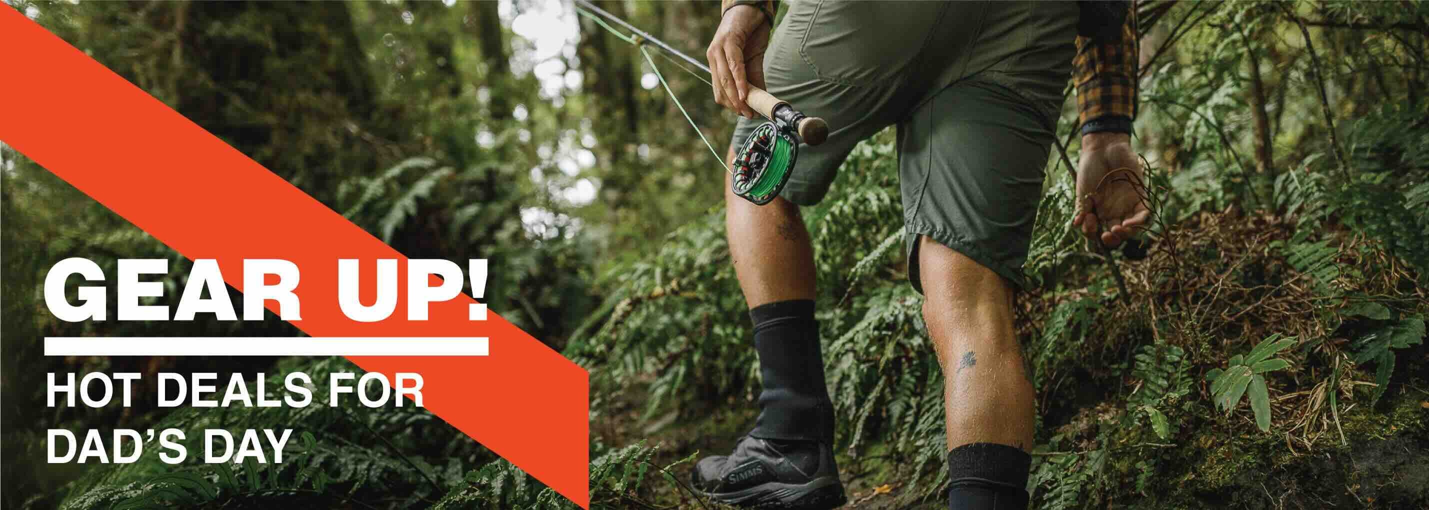 Fly fishing gear for dad's day