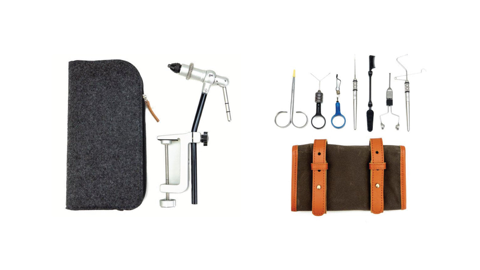 Backcountry Fly Tying Kit + Backcountry Travel Vise