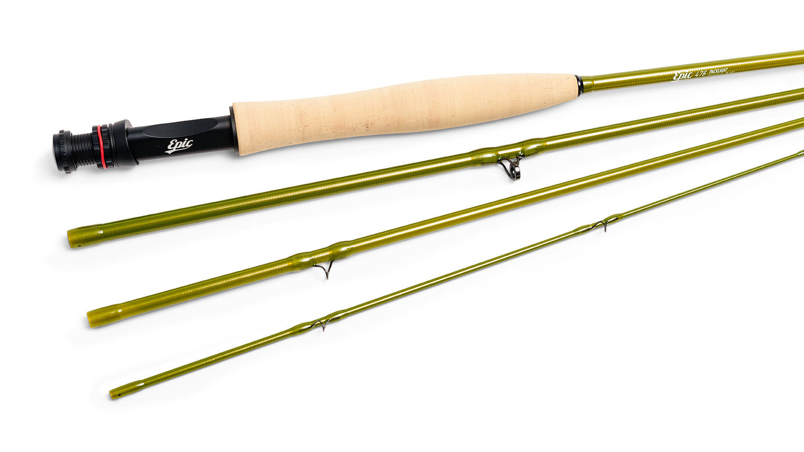 Epic fly fishing rod with flor grade cork