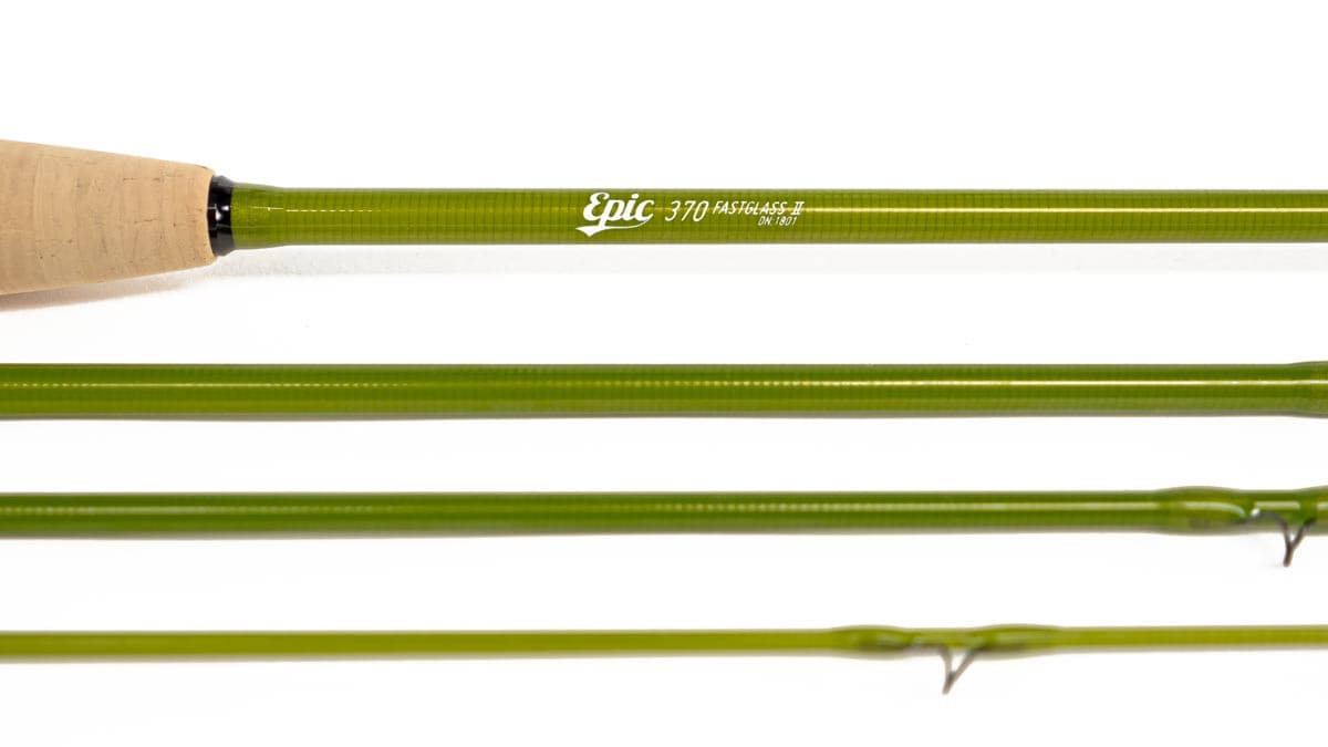 Epic 370 3 weight Fastglass Fiberglass Reference Fly Rod