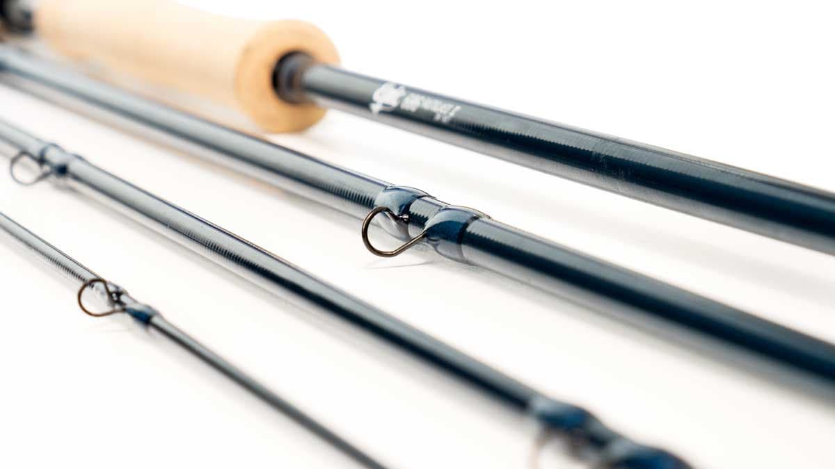 Epic Fly Rod | 4-Piece 6wt 8'6 | 2.2oz (63g) | for Tossing Big Flies, Swinging Streamers and Light Saltwater Work | Fiberglass (FastGlass) | 686